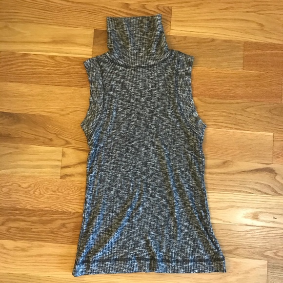 Anthropologie Tops - Anthropologie sleeveless turtleneck tank